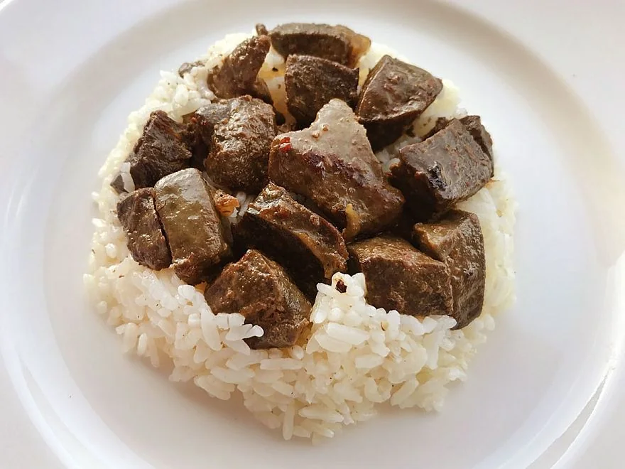 İzmir ciğerli pilav